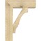 Ekena Millwork Balboa Block Rough Sawn Bracket w/ Offset Brace, Douglas Fir, 8"W x 24"D x 32"H BKT0806X24X32BOA05RDF - alternate 3